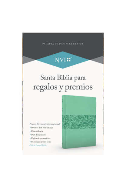 BIBLIA NVI IMIT PIEL COLOR TURQUEZA