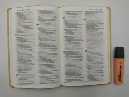 BIBLIA NTV AGAPE- SIMIL PIEL CREMA FLORAL - Image 4