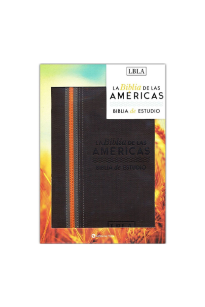 BIBLIA DE ESTUDIO DE LAS AMERICAS  -  NBLA   - PIEL CAFE