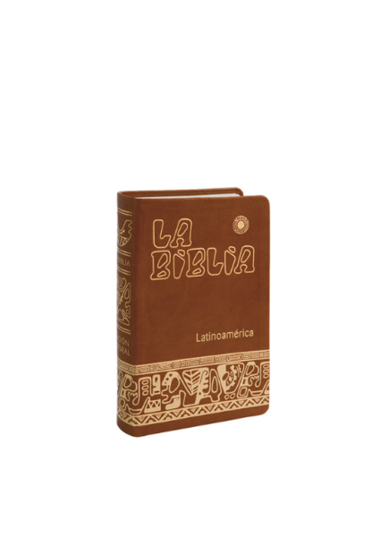 BIBLIA LATINOAMERICANA MEDIANA IMIT PIEL CAFE